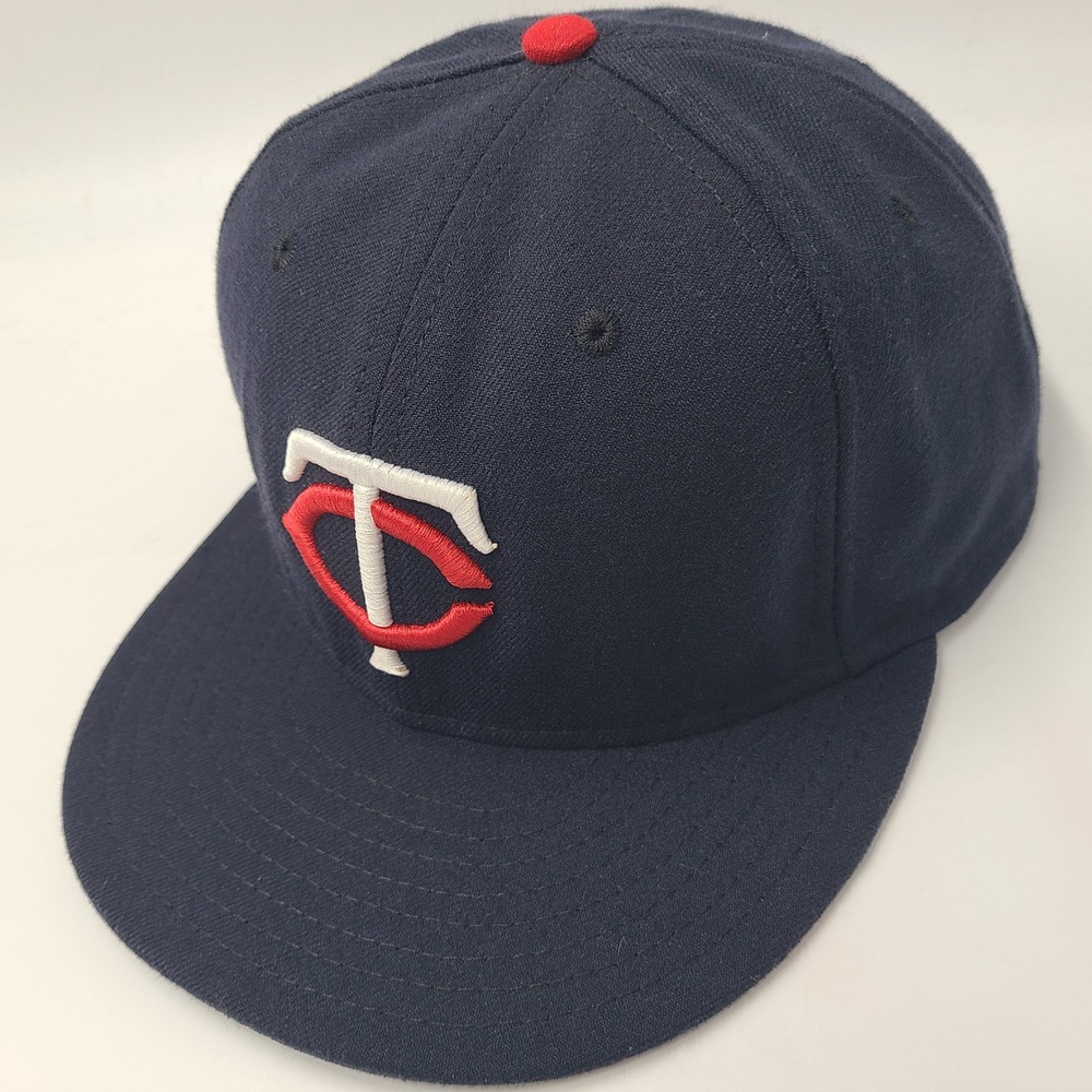 Minnesota Twins Hat Fitted 8 New Era 59Fifty Blue Red White MLB Baseball Men